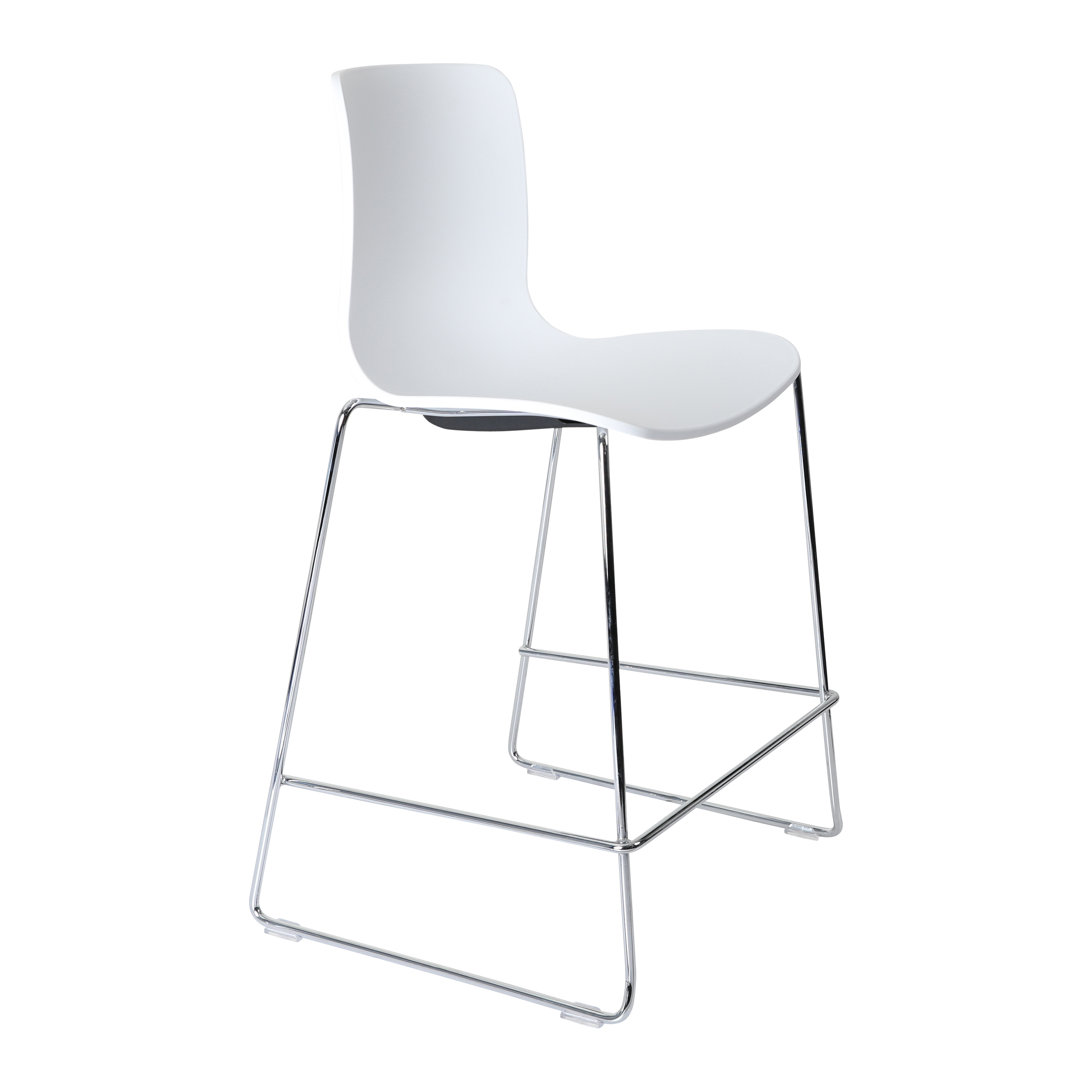 Acti Stool (White / Stool Sled Base)